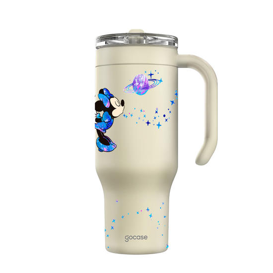 Copo Térmico Life + Ebook -  Mickey & Amigos - Minnie Poeira Das Estrelas