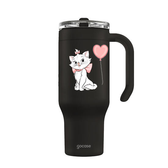 Copo Térmico Life + Ebook -  Marie - Coração