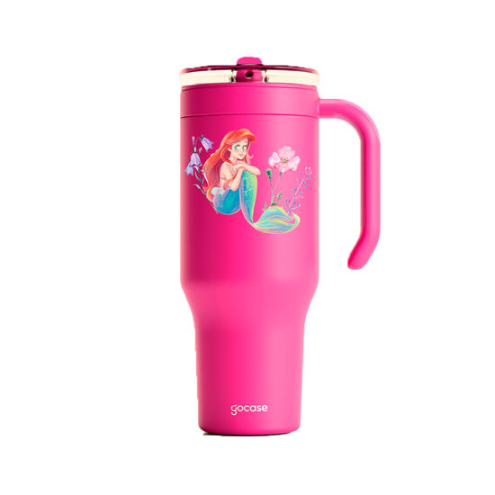 Copo Térmico Life + Ebook -  Princesas - Ariel Garden