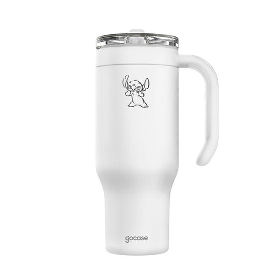 Copo Térmico Life + Ebook -  Lilo & Stitch - Minimalist