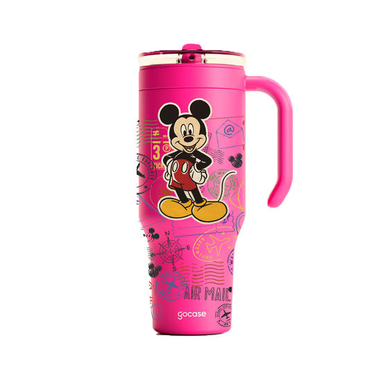 Copo Térmico Life + Ebook -  Mickey & Amigos - Mickey Passaporte