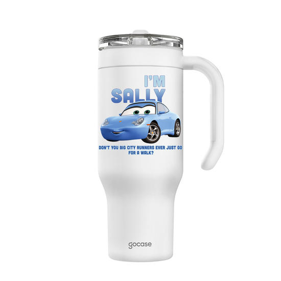 Copo Térmico Life + Ebook -  Carros - Sally Love