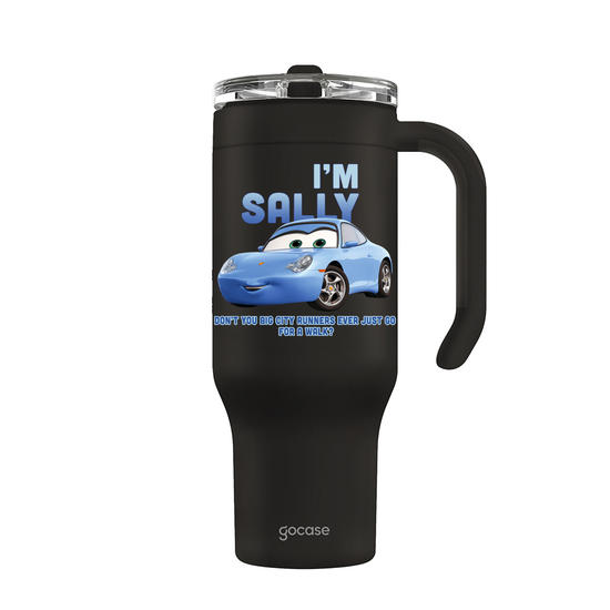 Copo Térmico Life + Ebook -  Carros - Sally Love