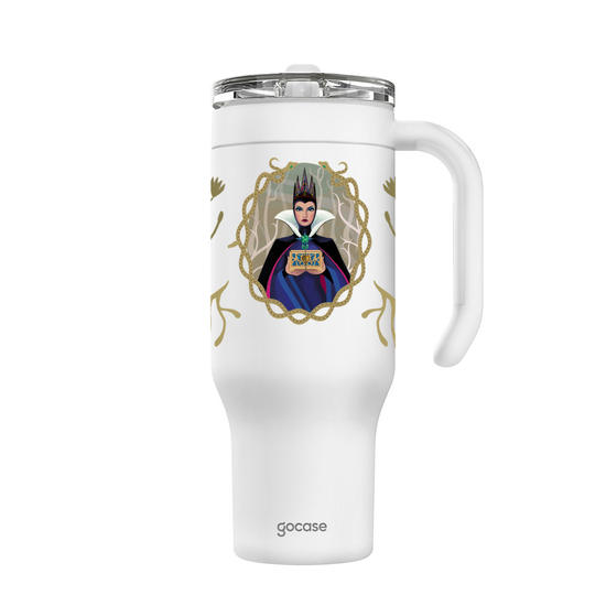 Copo Térmico Life + Ebook -  Branca de Neve - Rainha Má Ramos