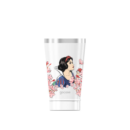 Copo Térmico + Ebook - Branca de Neve Classical Rose