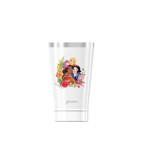 Copo Térmico + Ebook - Princess Flower