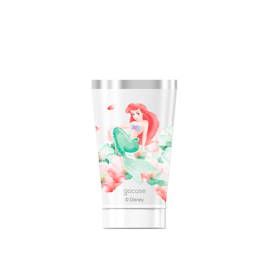 Copo Térmico + Ebook - Princesas - Elegant Flower