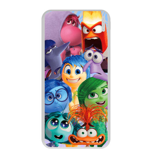 Carregador Portátil Fast Charge -  Divertidamente - Cheio de Sentimentos