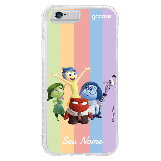 Capinha para celular Divertidamente - Rainbow