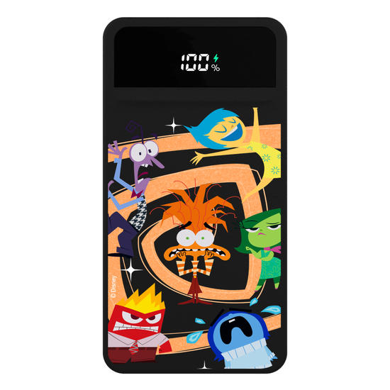 Carregador Portátil Turbo 10000mah Preto - Divertidamente - Espiral de Sentimentos