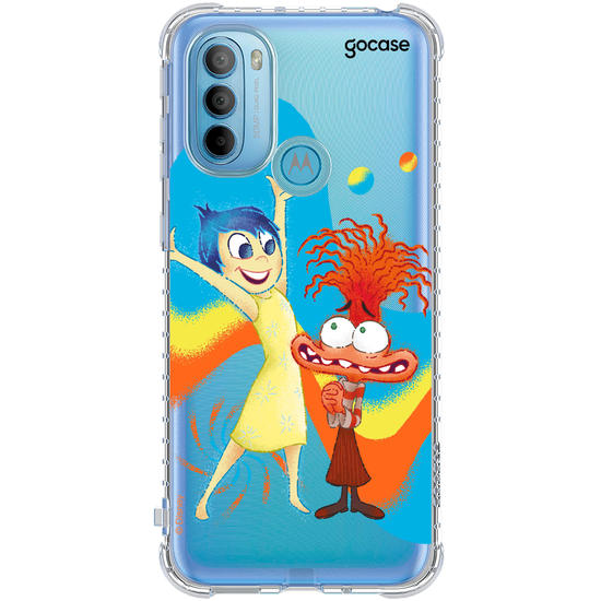 Capinha para celular Divertidamente - Alegria e Ansiedade
