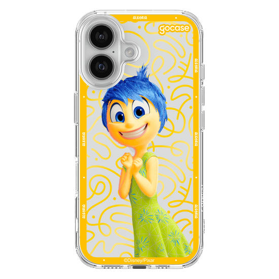 Capinha para celular  Divertidamente - Alegria Borda