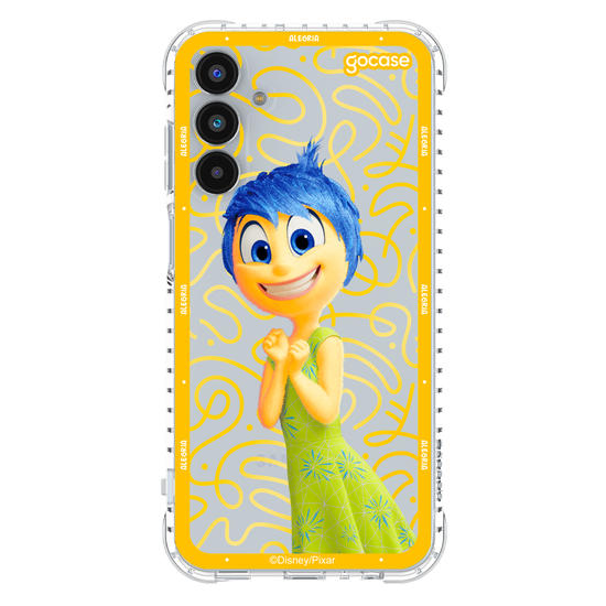 Capinha para celular  Divertidamente - Alegria Borda