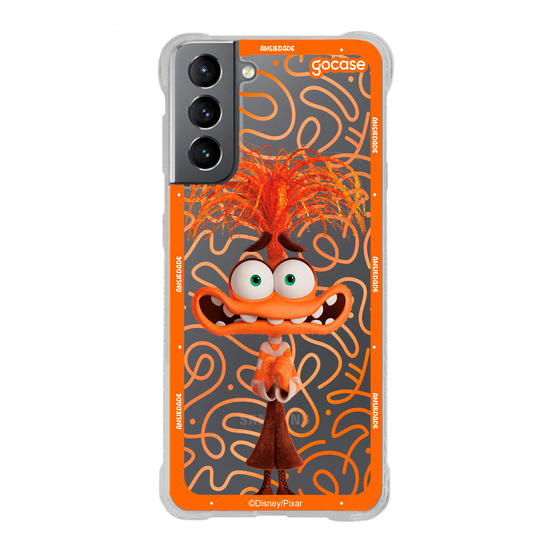 Capinha para celular  Divertidamente - Ansiedade Borda