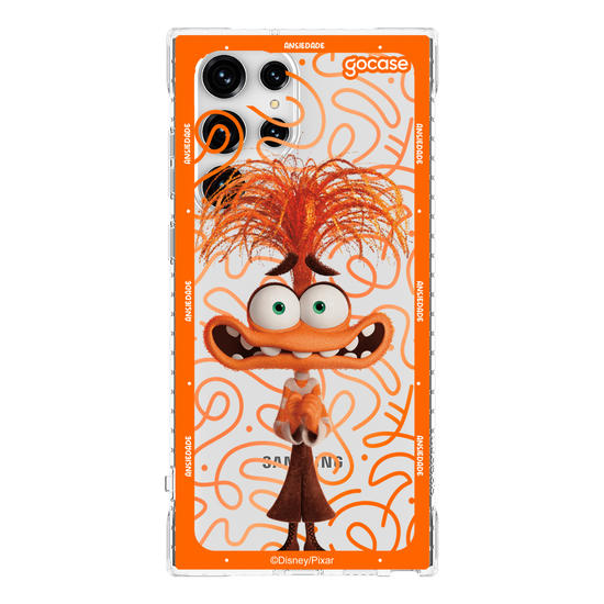 Capinha para celular  Divertidamente - Ansiedade Borda