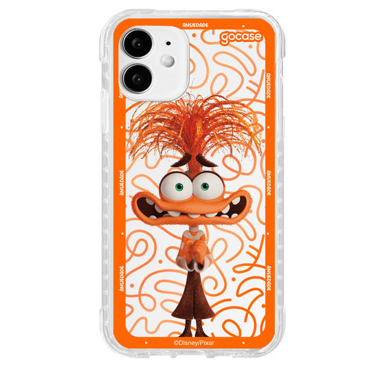 Capinha para celular  Divertidamente - Ansiedade Borda