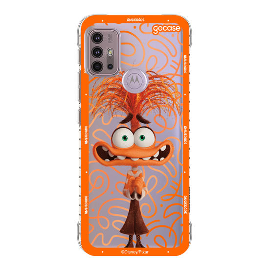 Capinha para celular  Divertidamente - Ansiedade Borda