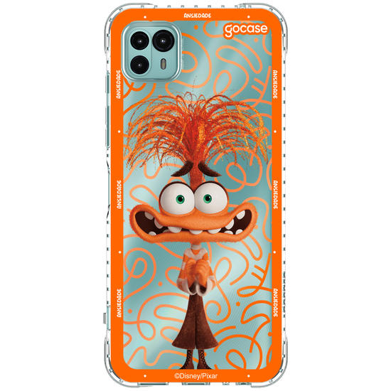 Capinha para celular  Divertidamente - Ansiedade Borda