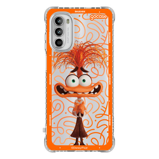 Capinha para celular  Divertidamente - Ansiedade Borda