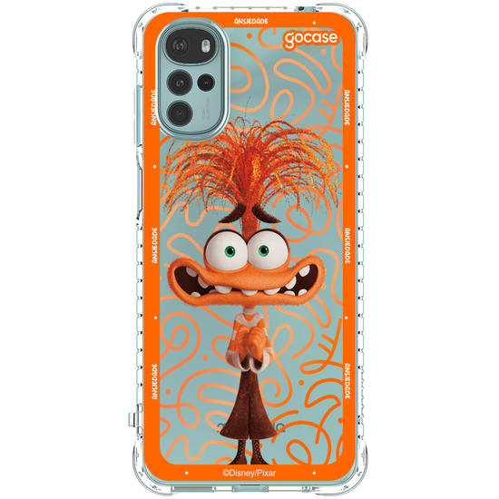 Capinha para celular  Divertidamente - Ansiedade Borda