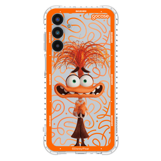 Capinha para celular  Divertidamente - Ansiedade Borda