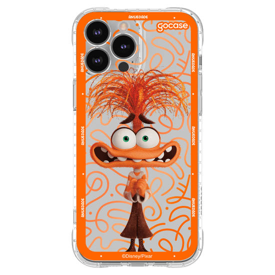 Capinha para celular  Divertidamente - Ansiedade Borda