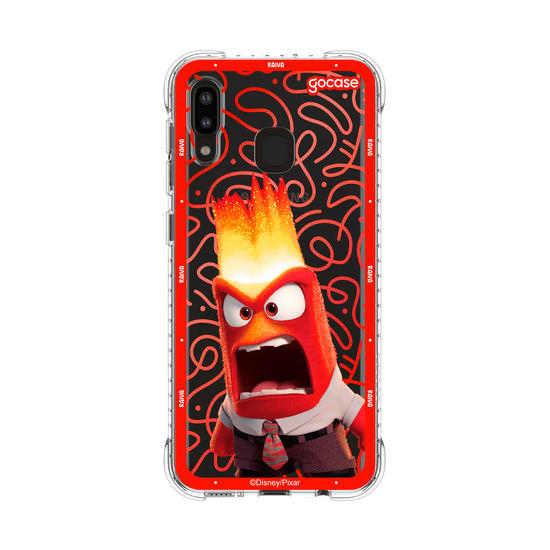 Capinha para celular  Divertidamente - Raiva Borda