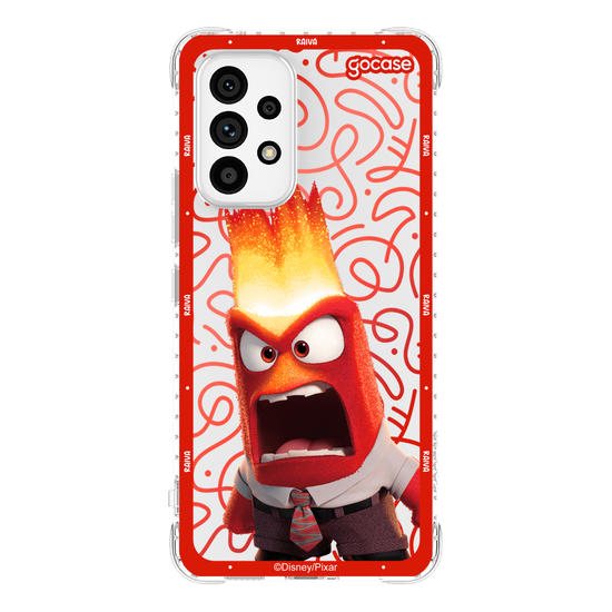 Capinha para celular  Divertidamente - Raiva Borda