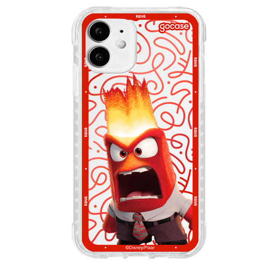 Capinha para celular  Divertidamente - Raiva Borda