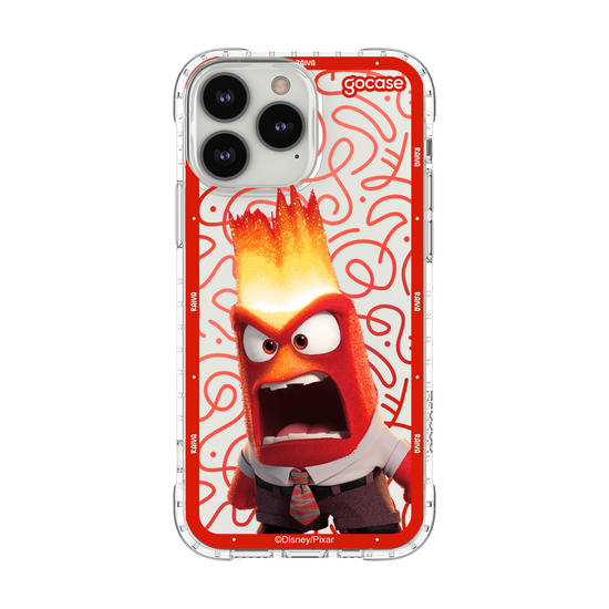Capinha para celular  Divertidamente - Raiva Borda