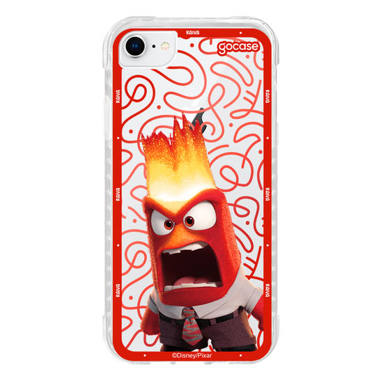 Capinha para celular  Divertidamente - Raiva Borda