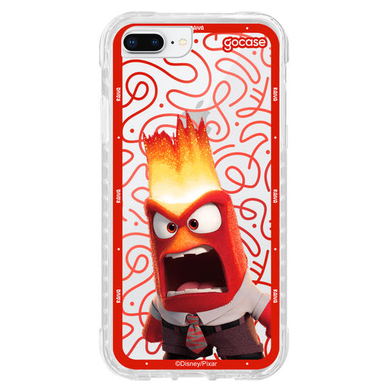 Capinha para celular  Divertidamente - Raiva Borda