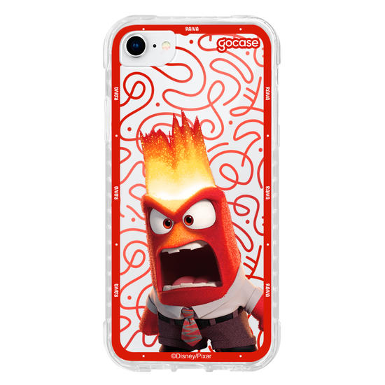 Capinha para celular  Divertidamente - Raiva Borda