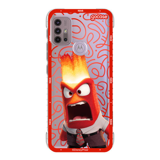 Capinha para celular  Divertidamente - Raiva Borda