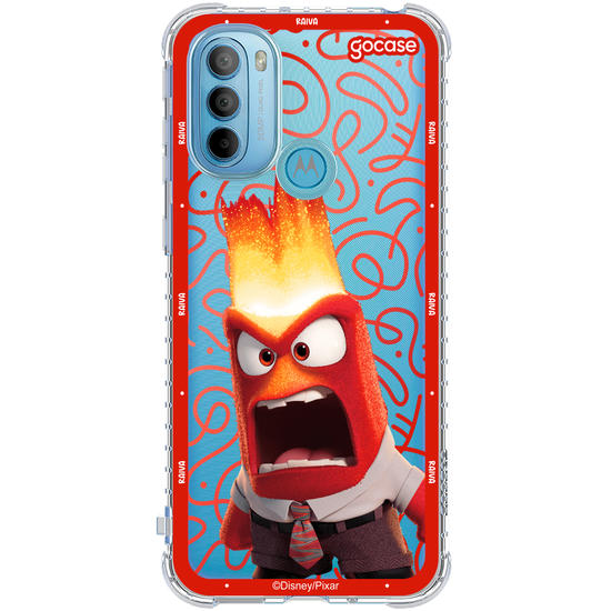 Capinha para celular  Divertidamente - Raiva Borda