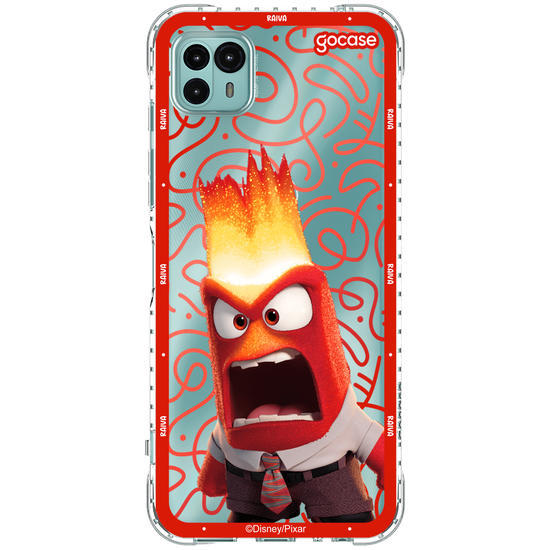 Capinha para celular  Divertidamente - Raiva Borda