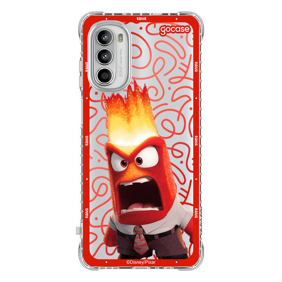 Capinha para celular  Divertidamente - Raiva Borda