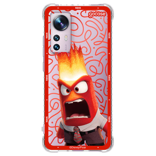 Capinha para celular  Divertidamente - Raiva Borda