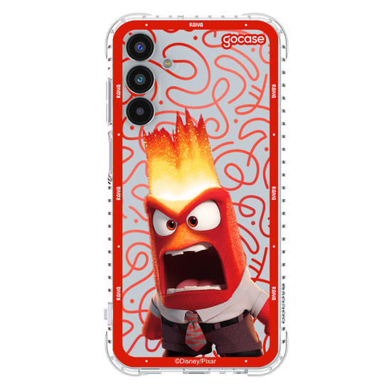 Capinha para celular  Divertidamente - Raiva Borda