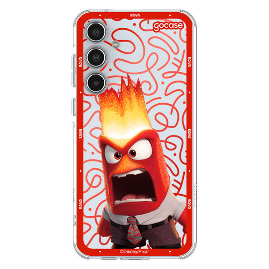 Capinha para celular  Divertidamente - Raiva Borda