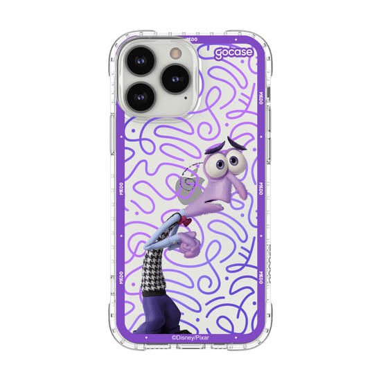 Capinha para celular  Divertidamente - Medo Borda