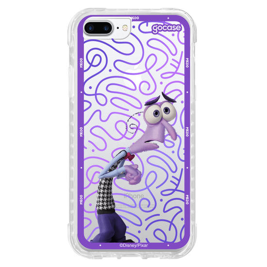 Capinha para celular  Divertidamente - Medo Borda