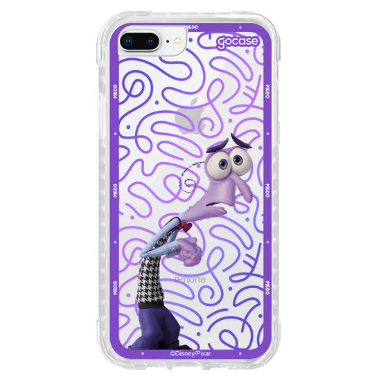 Capinha para celular  Divertidamente - Medo Borda