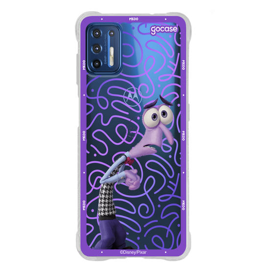 Capinha para celular  Divertidamente - Medo Borda