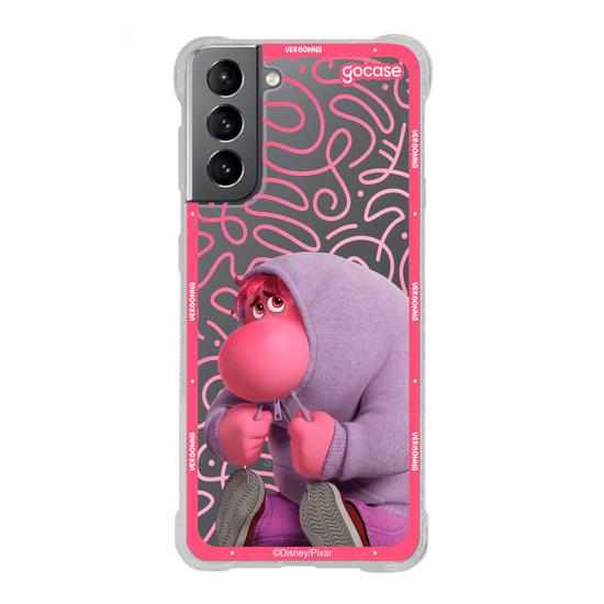 Capinha para celular  Divertidamente - Vergonha Borda