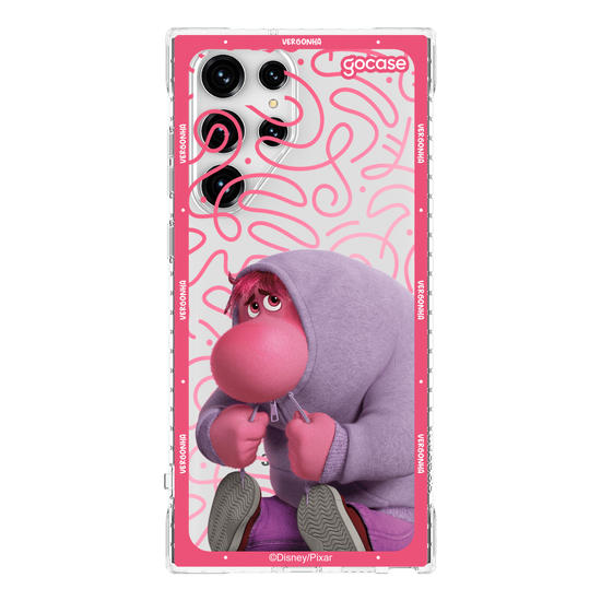 Capinha para celular  Divertidamente - Vergonha Borda