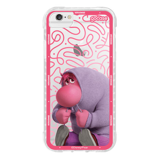 Capinha para celular  Divertidamente - Vergonha Borda