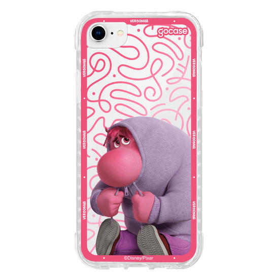 Capinha para celular  Divertidamente - Vergonha Borda