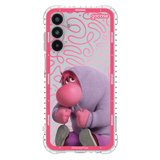 Capinha para celular  Divertidamente - Vergonha Borda