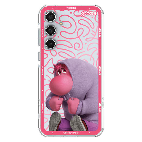 Capinha para celular  Divertidamente - Vergonha Borda